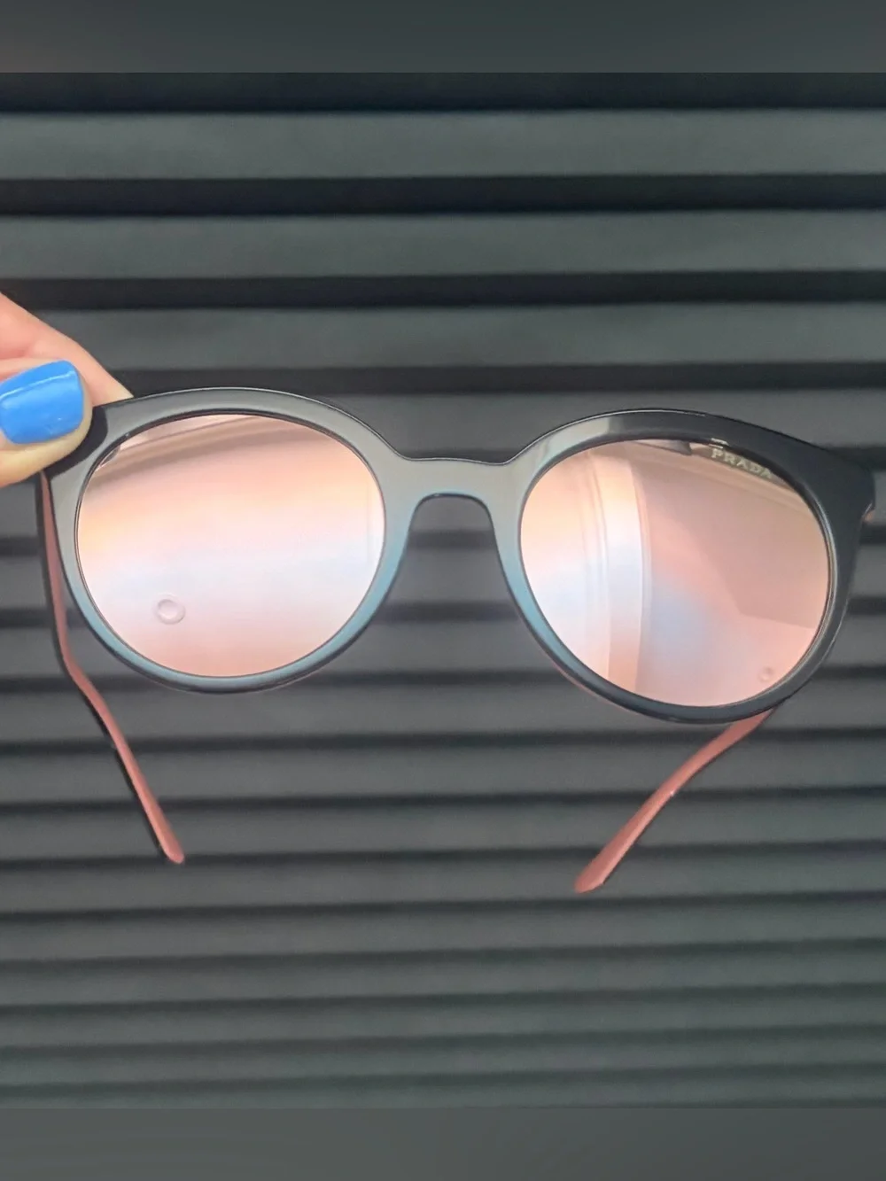 Prada round sunglasses